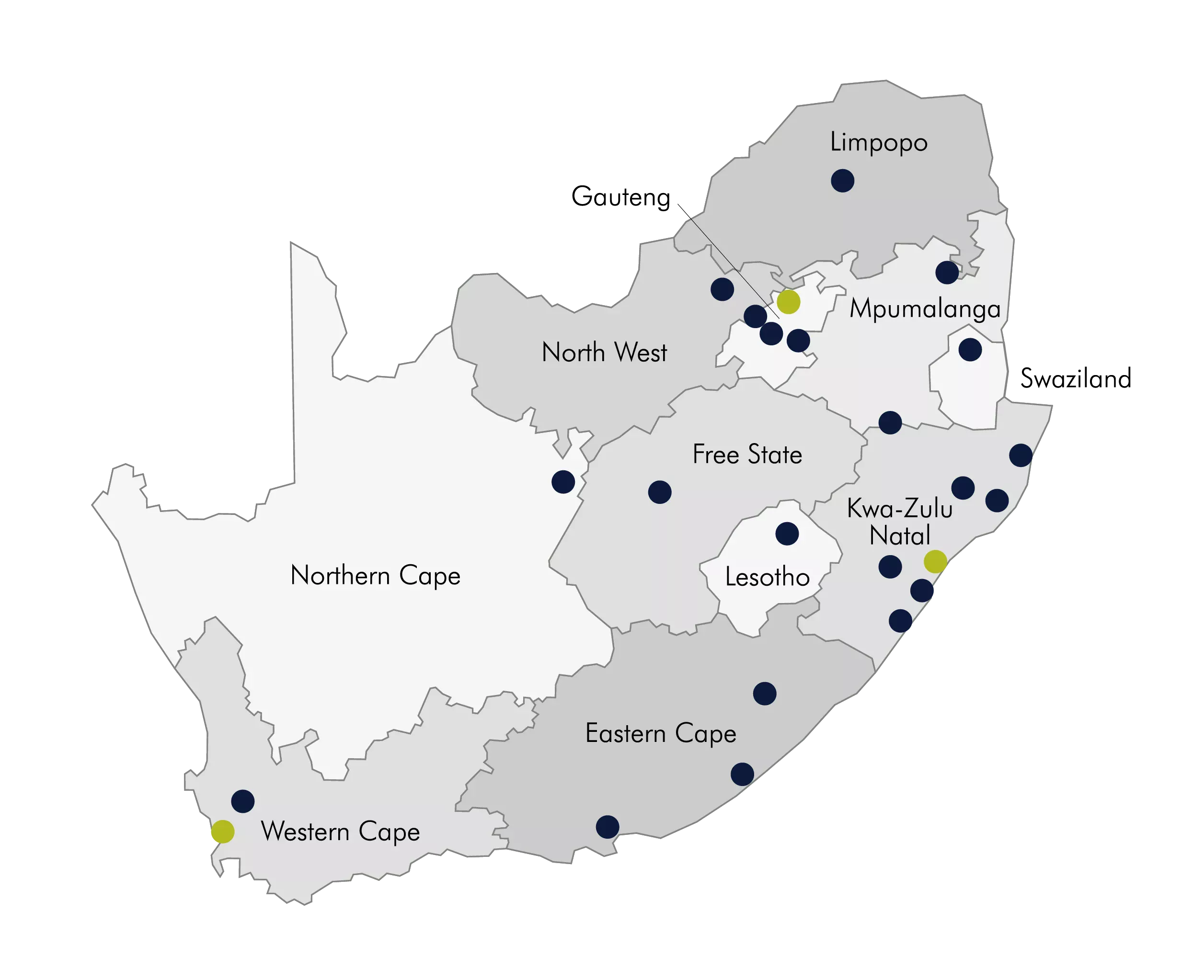 Our National Presence Map
